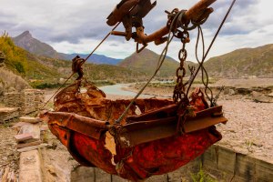 Natursteinproduktion am Komansee (AL)