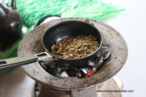 roasting the beans